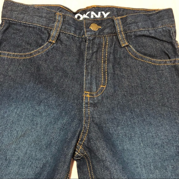 DKNY 3 Piece Set Dark Blue Jeans, Red T-Shirt Long Sleeve Shirt Size 6 Boys - Picture 11 of 12